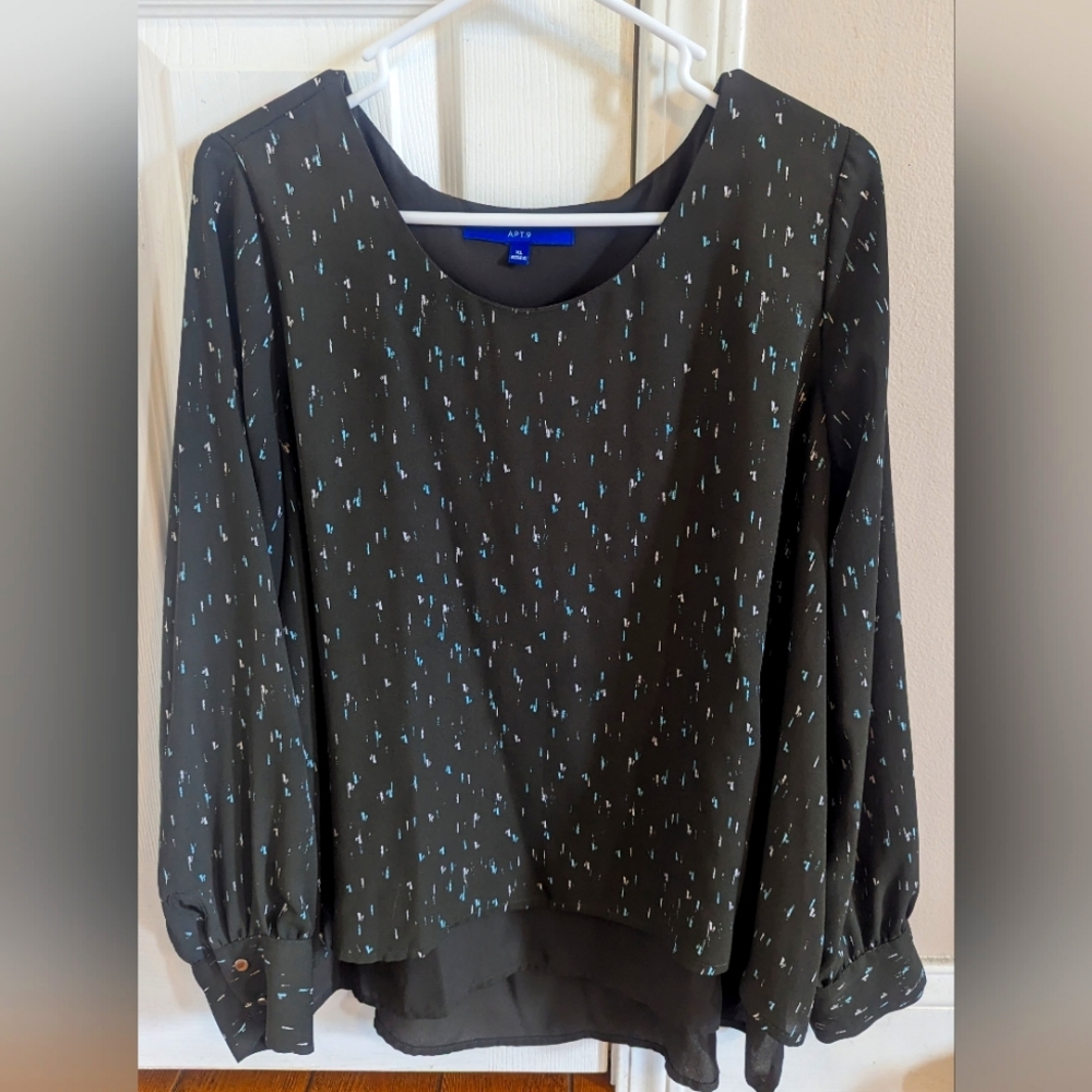 Apt. 9 Dark Green blouse